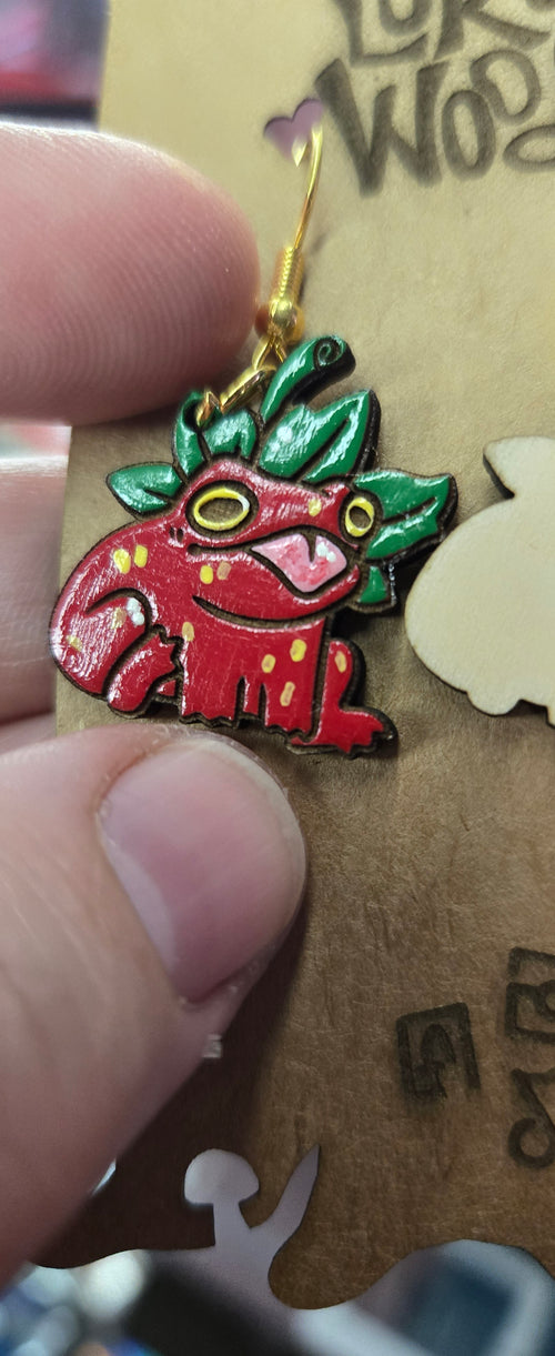 Strawberry Frog Danglers